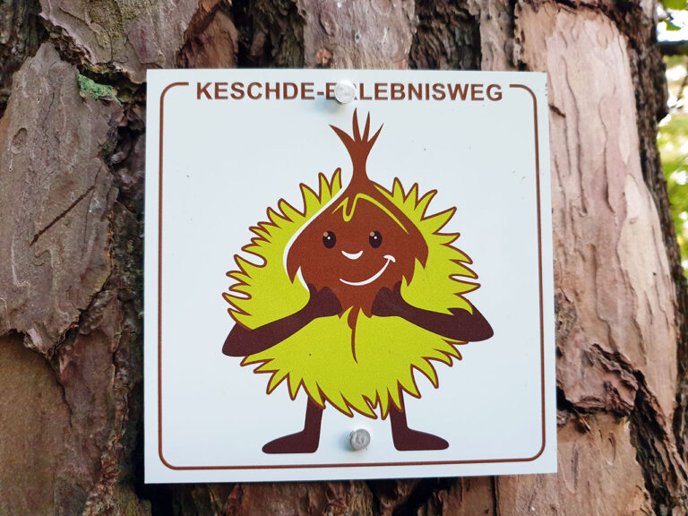 Keschdeerlbnisweg - für Kinder und Erwachsene interessant.
